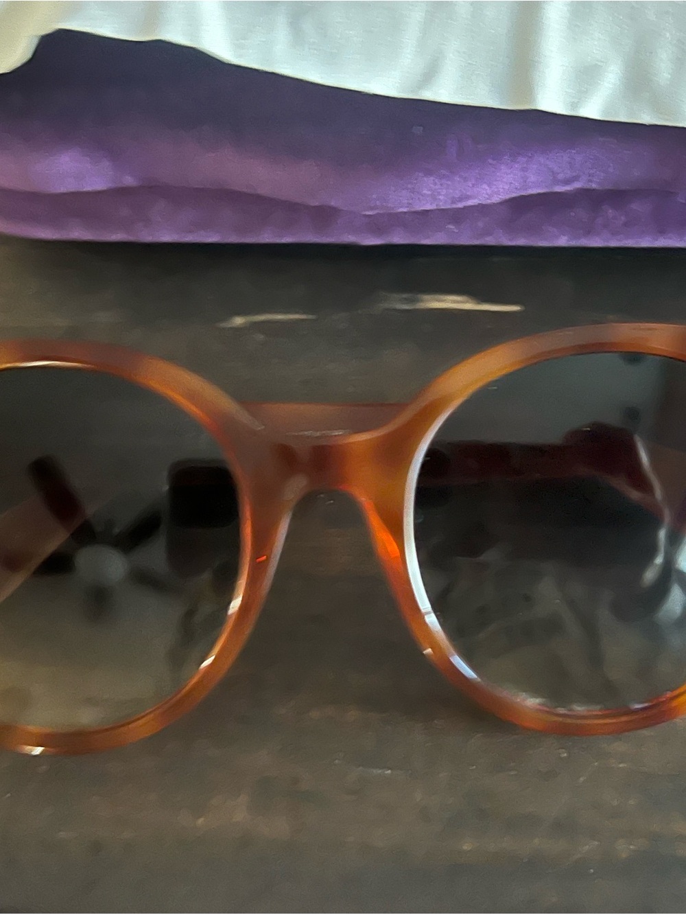 Gucci Women's Tortoiseshell Brown Gradient Lens Sunglasses - Picture 3 of 3